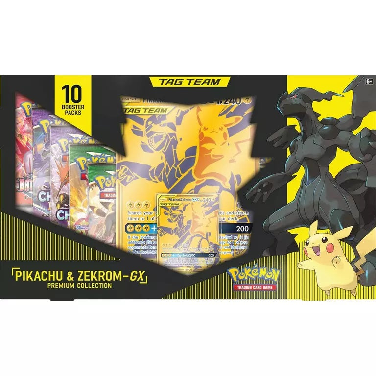 Gold Pikachu/Zekrom GX Premium Collection